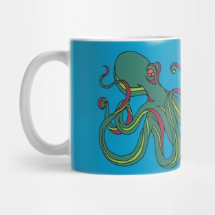 Green Octopus Mug